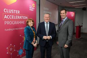 New £11m Cluster Acceleration Programme launched.